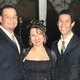 My brother (left), mother, and me.